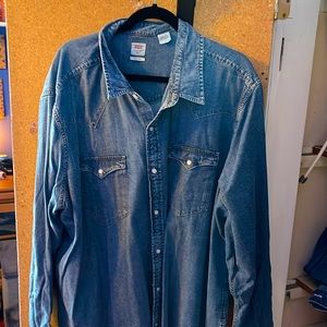 Mens Levi’s Denim button up shirt 3XL